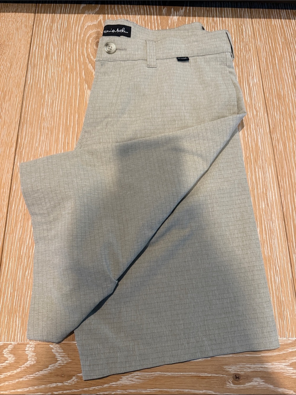 Travis Mathew Men's Light Khaki Performance Chinos
